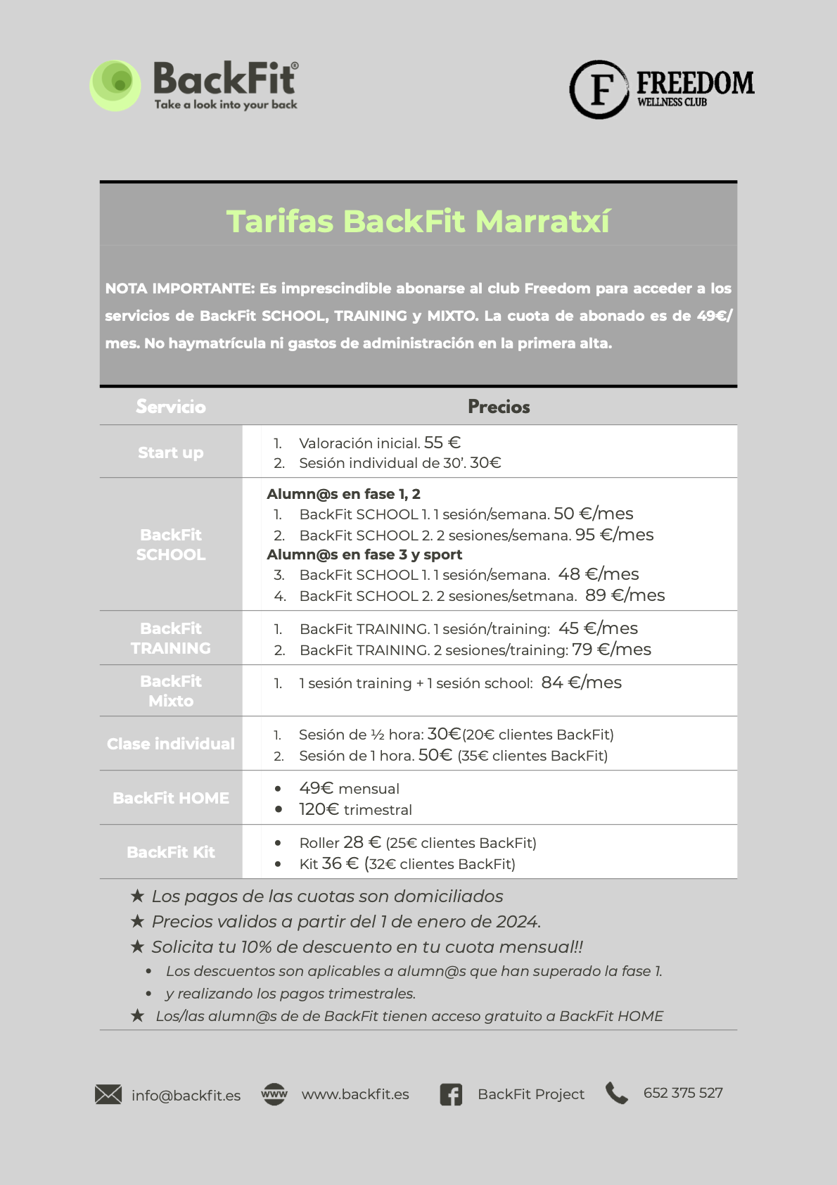 Tarifas castellà_2024.1